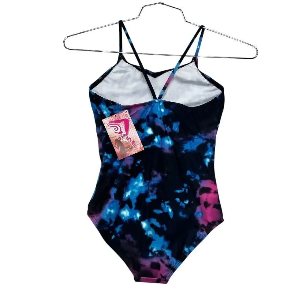 Kanu Girl's Size 14 Hurricane Hurricane Beach‎ Sport UPF 50 One Piece Swimsuit